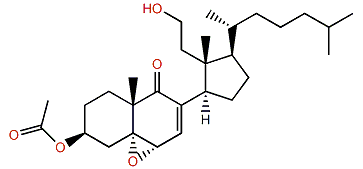 Glaciasterol B 3-acetate